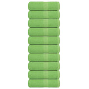 Vidaxl gastendoekjes frogn 10 st 30x50 cm 360 g m² appelgroen - afbeelding 1