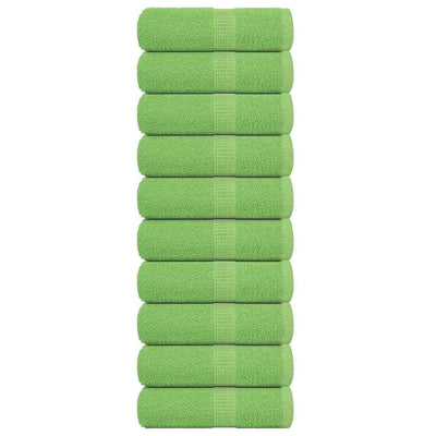 Vidaxl gastendoekjes frogn 10 st 30x50 cm 360 g m² appelgroen