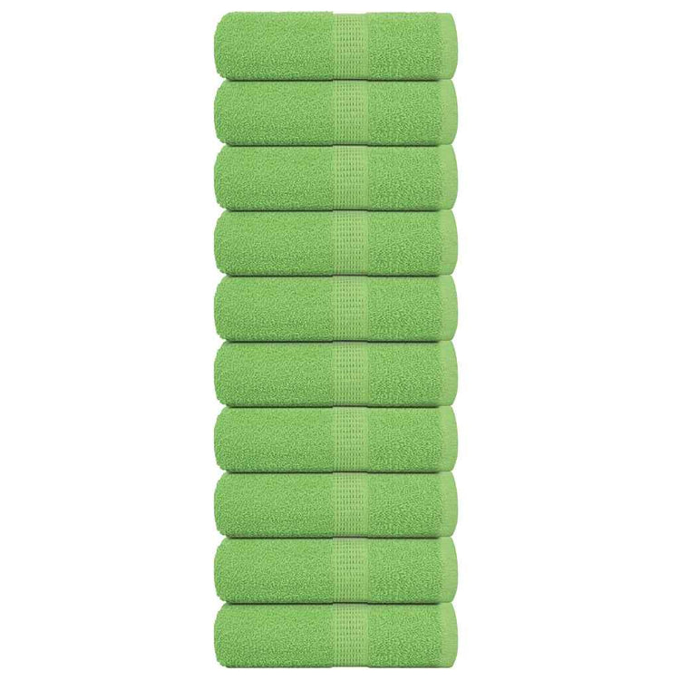 Vidaxl gastendoekjes frogn 10 st 30x50 cm 360 g m² appelgroen