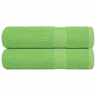 Vidaxl handdoeken frogn 2 st 50x100 cm 360 g m² appelgroen