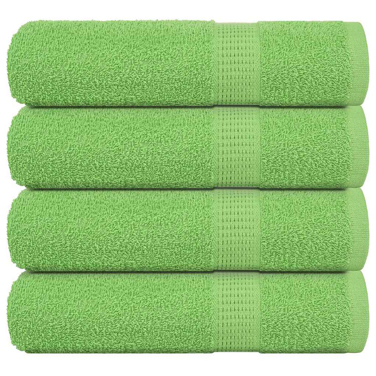 Vidaxl handdoeken frogn 4 st 50x100 cm 360 g m² appelgroen