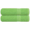 Vidaxl douchehanddoeken frogn 2 st 70x140 cm 360 g m² appelgroen