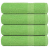 Vidaxl douchehanddoeken frogn 4 st 70x140 cm 360 g m² appelgroen