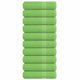Vidaxl douchehanddoeken frogn 10 st 70x140 cm 360 g m² appelgroen
