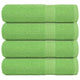 Vidaxl badhanddoeken frogn 4 st 100x150 cm 360 g m² appelgroen