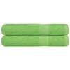 Vidaxl saunahanddoeken frogn 2 st 80x200 cm 360 g m² appelgroen