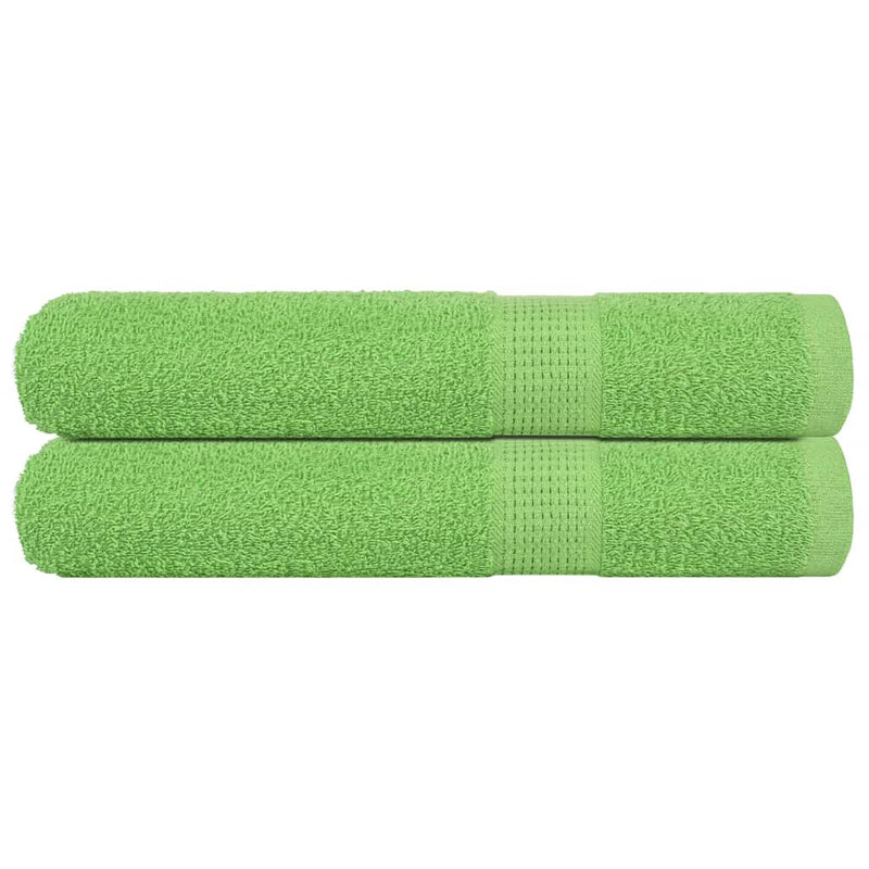 Vidaxl saunahanddoeken frogn 2 st 80x200 cm 360 g m² appelgroen