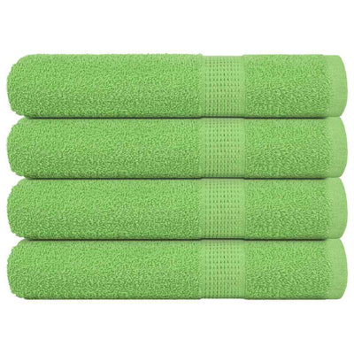 Vidaxl saunahanddoeken frogn 4 st 80x200 cm 360 g m² appelgroen