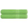 Vidaxl handdoeken frogn 2 st 100x200 cm 360 g m² appelgroen