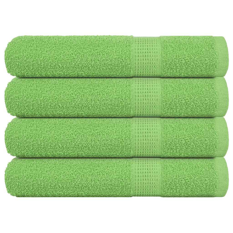 Vidaxl handdoeken frogn 4 st 100x200 cm 360 g m² appelgroen