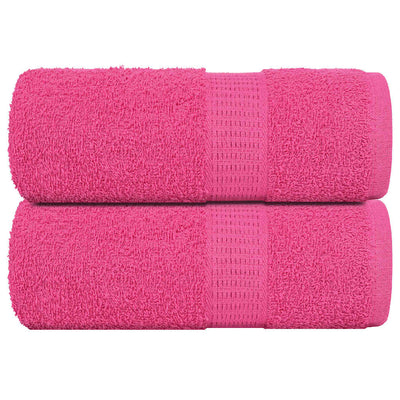 Vidaxl washandjes frogn 2 st 30x30 cm 360 g m² roze