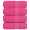 Vidaxl washandjes frogn 4 st 30x30 cm 360 g m² roze