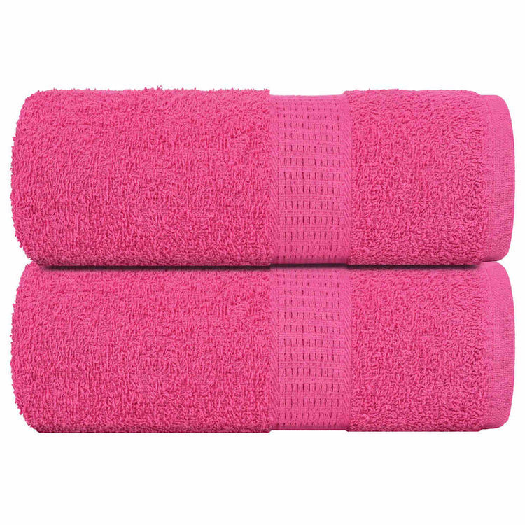Vidaxl gastendoekjes frogn 2 st 30x50 cm 360 g m² roze