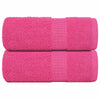 Vidaxl gastendoekjes frogn 2 st 30x50 cm 360 g m² roze