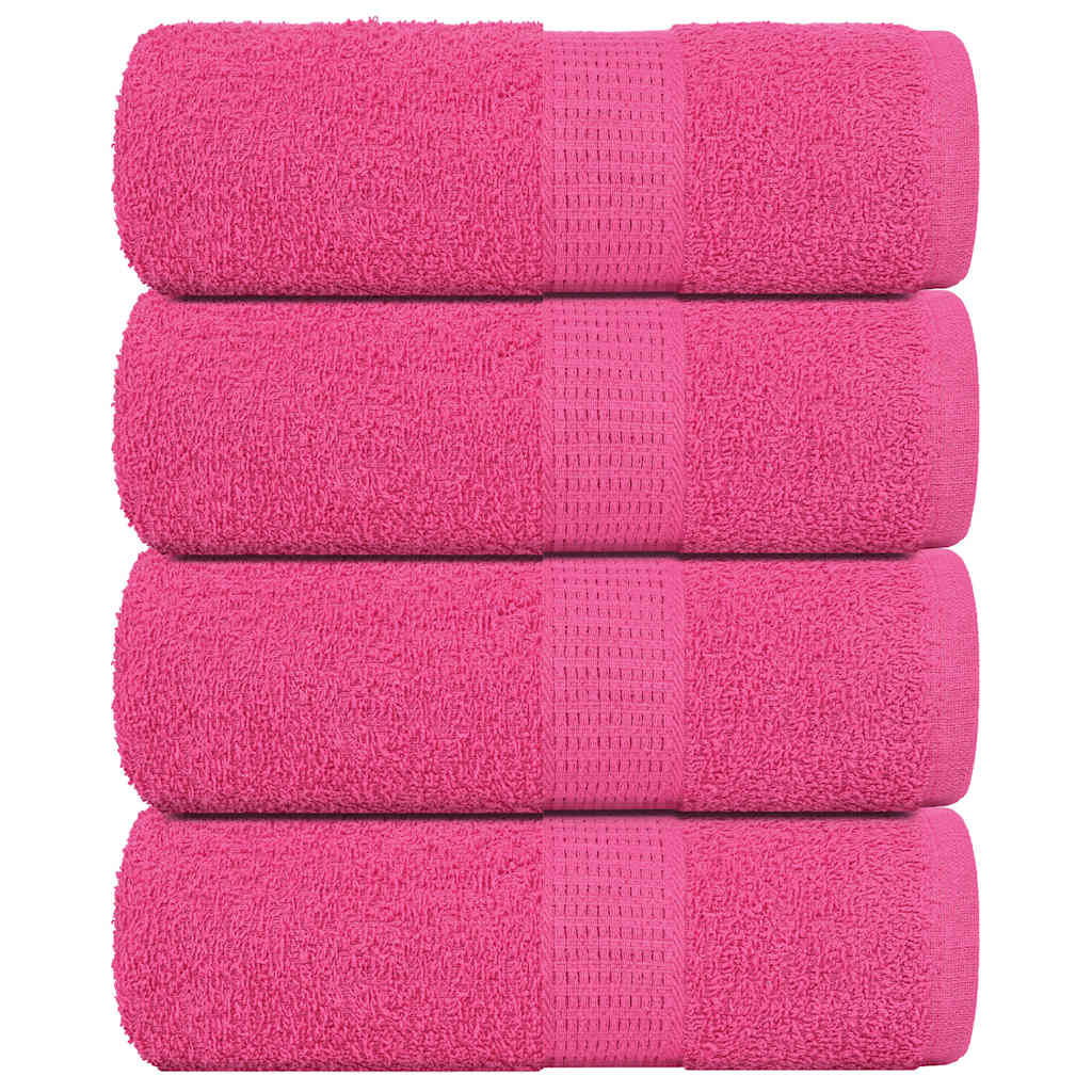 Vidaxl gastendoekjes frogn 4 st 30x50 cm 360 g m² roze