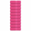 Vidaxl gastendoekjes frogn 10 st 30x50 cm 360 g m² roze