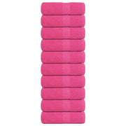 Vidaxl gastendoekjes frogn 10 st 30x50 cm 360 g m² roze - afbeelding 1