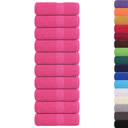 Vidaxl gastendoekjes frogn 10 st 30x50 cm 360 g m² roze - afbeelding 2