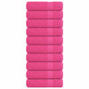 Vidaxl handdoeken frogn 10 st 50x100 cm 360 g m² roze