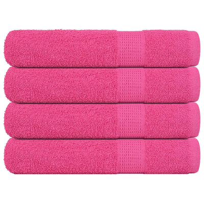 Vidaxl saunahanddoeken frogn 4 st 80x200 cm 360 g m² roze