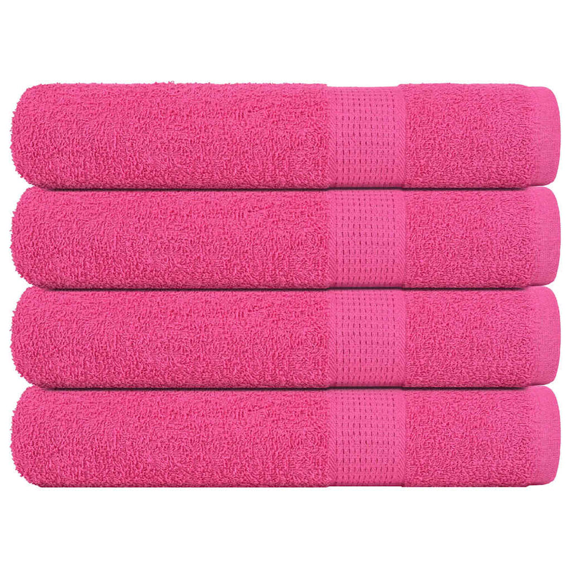 Vidaxl saunahanddoeken frogn 4 st 80x200 cm 360 g m² roze