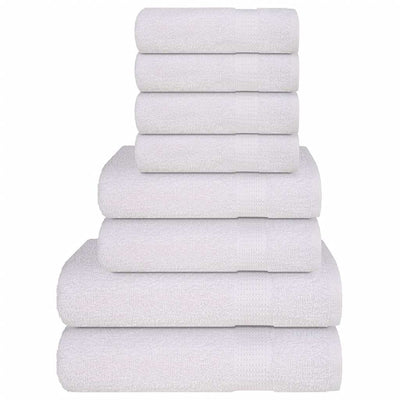 Vidaxl 8-delige handdoekenset frogn 360 g m² wit