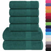 Vidaxl 6-delige handdoekenset frogn 360 g m² groen