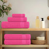 Vidaxl 12-delige handdoekenset frogn 360 g m² roze