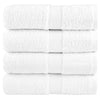 Vidaxl premium washandjes solund 4 stuks 30x30 cm 600 g m² wit