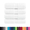Vidaxl premium washandjes solund 4 stuks 30x30 cm 600 g m² wit