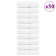 Vidaxl premium washandjes solund 50 stuks 30x30 cm 600 g m² wit