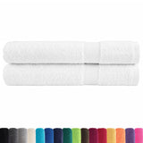Vidaxl handdoeken solund 2 st 600 g m² 100x200 cm wit - afbeelding 3