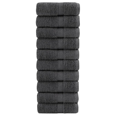 Vidaxl gastendoekjes solund 10 st 600 g m² 30x50 cm antraciet