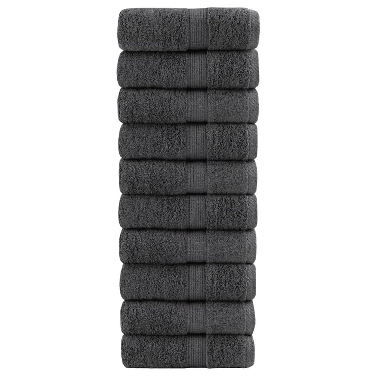 Vidaxl gastendoekjes solund 10 st 600 g m² 30x50 cm antraciet