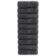 Vidaxl gastendoekjes solund 10 st 600 g m² 30x50 cm antraciet