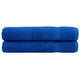 Vidaxl saunadoeken solund 2 st 600 g m² 80x200 cm blauw