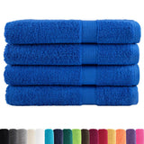 Vidaxl saunadoeken solund 4 st 600 g m² 80x200 cm blauw - afbeelding 3