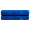 Vidaxl handdoeken solund 2 st 600 g m² 100x200 cm blauw