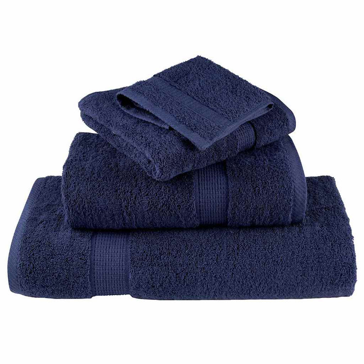 Vidaxl gastendoek solund 10 st marineblauw 15 x 21 cm 550 gsm