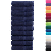 Vidaxl badhanddoeken solund 10 st 600 g m² 70x140 cm marineblauw - afbeelding 2