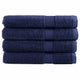 Vidaxl handdoeken solund 4 st 600 g m² 100x200 cm marineblauw
