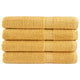 Vidaxl saunadoeken solund 4 st 600 g m² 80x200 cm goudkleurig