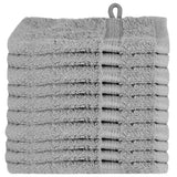 Vidaxl gastendoek solund 10 st grijs 15 x 21 cm 550 gsm - afbeelding 2