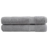 Vidaxl saunadoeken solund 2 st 600 g m² 80x200 cm grijs