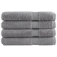 Vidaxl handdoeken solund 4 st 600 g m² 100x200 cm grijs