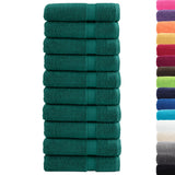 Vidaxl badhanddoeken solund 10 st 600 g m² 100x150 cm - afbeelding 3