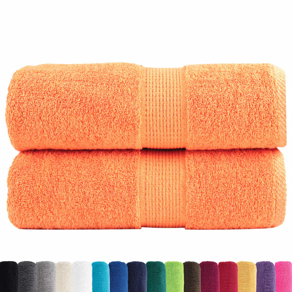 Vidaxl gastendoekjes solund 2 st 600 g m² 30x50 cm oranje