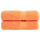 Vidaxl badhanddoeken solund 2 st 600 g m² 70x140 cm oranje