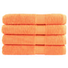Vidaxl handdoeken solund 4 st 600 g m² 100x200 cm oranje