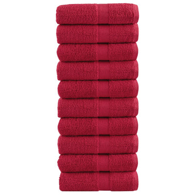 Vidaxl gastendoekjes solund 10 st 600 g m² 30x30 cm rood
